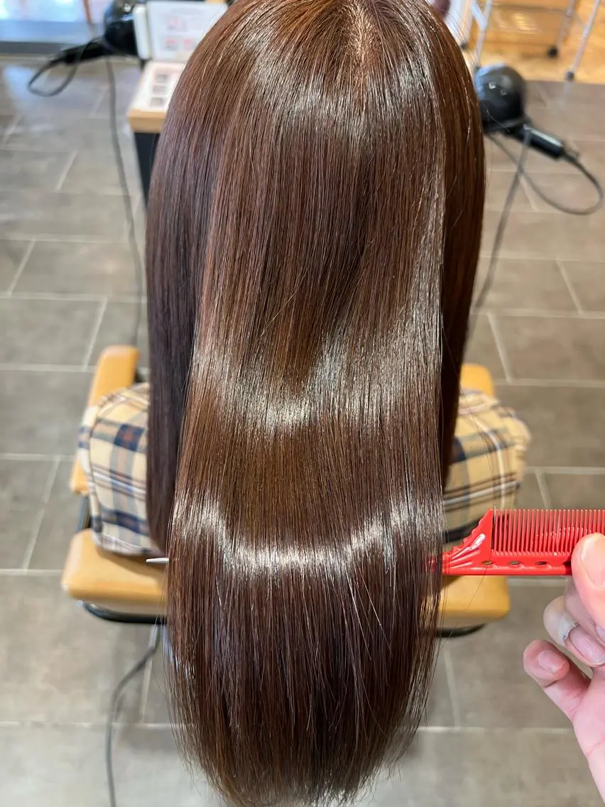 ロング カラー 髪質改善 ツヤ髪の匠/髪質改善 山本晃太のヘアスタイル