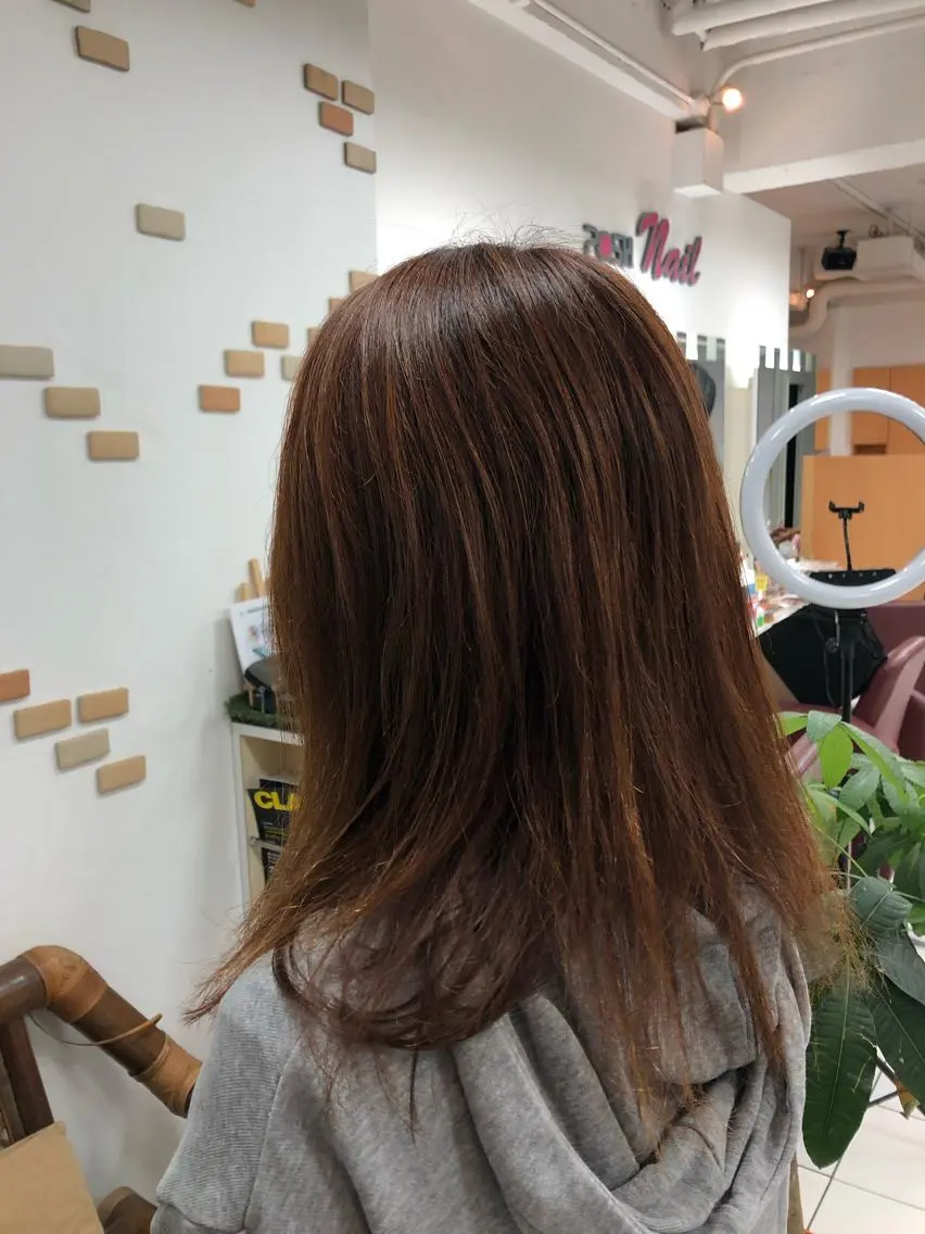 セミロング 海外デザイン好きな方 滝沢錬平のヘアスタイル