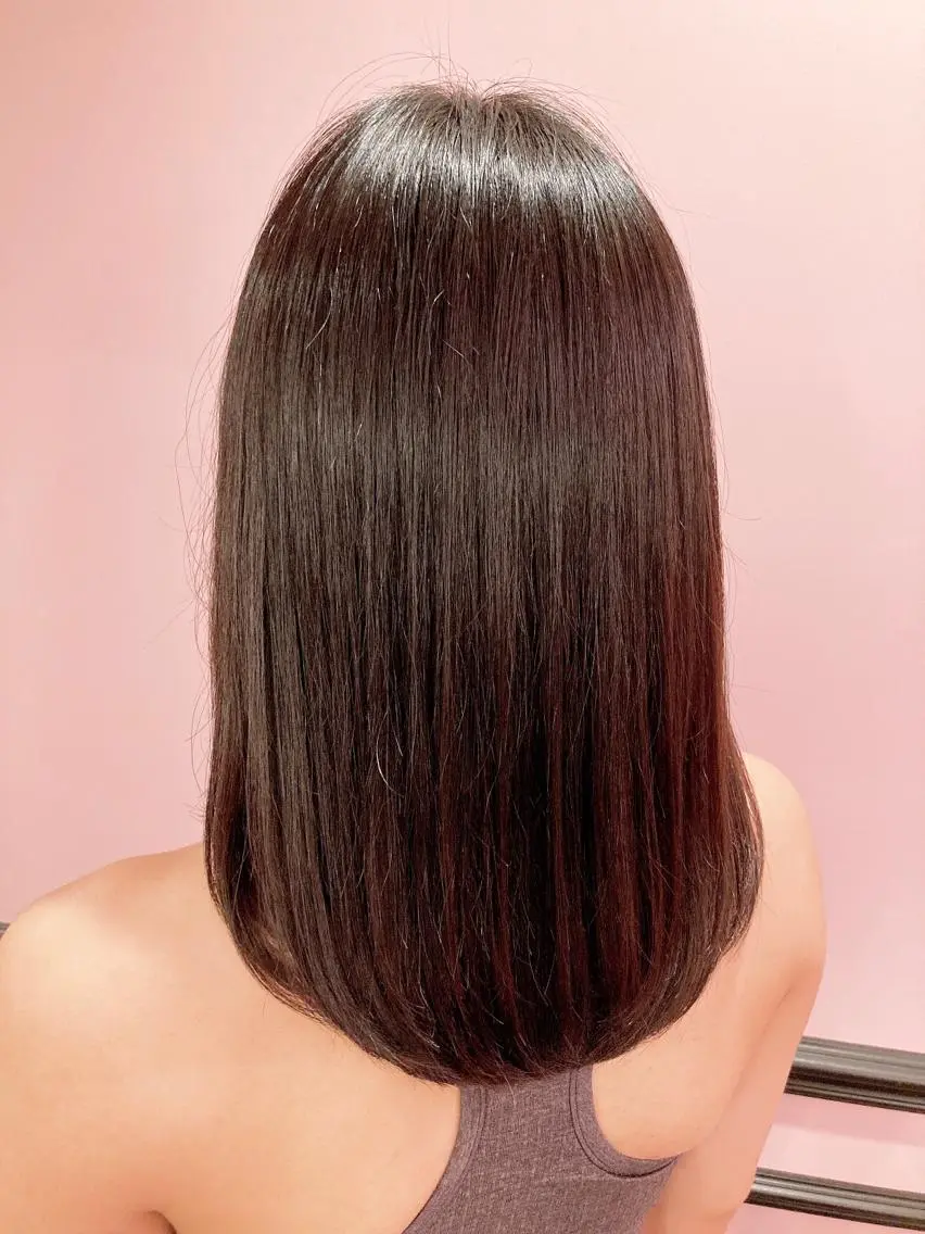 ミディアム カラー パーマ ストレートパーマ カット ヘアカラー トリートメント ✨髪質改善縮毛矯正✨ 宇田川修平のヘアスタイル
