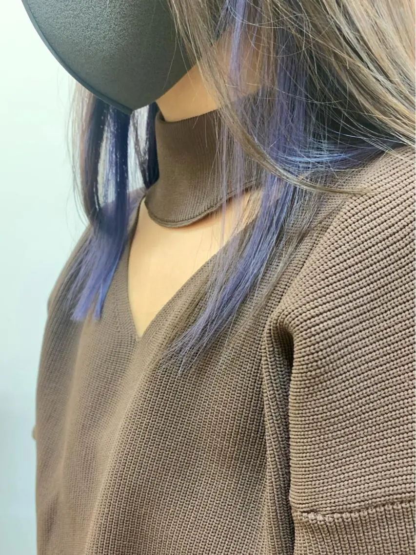 ミディアム カラー インナーカラー 矢野 晃平のヘアスタイル