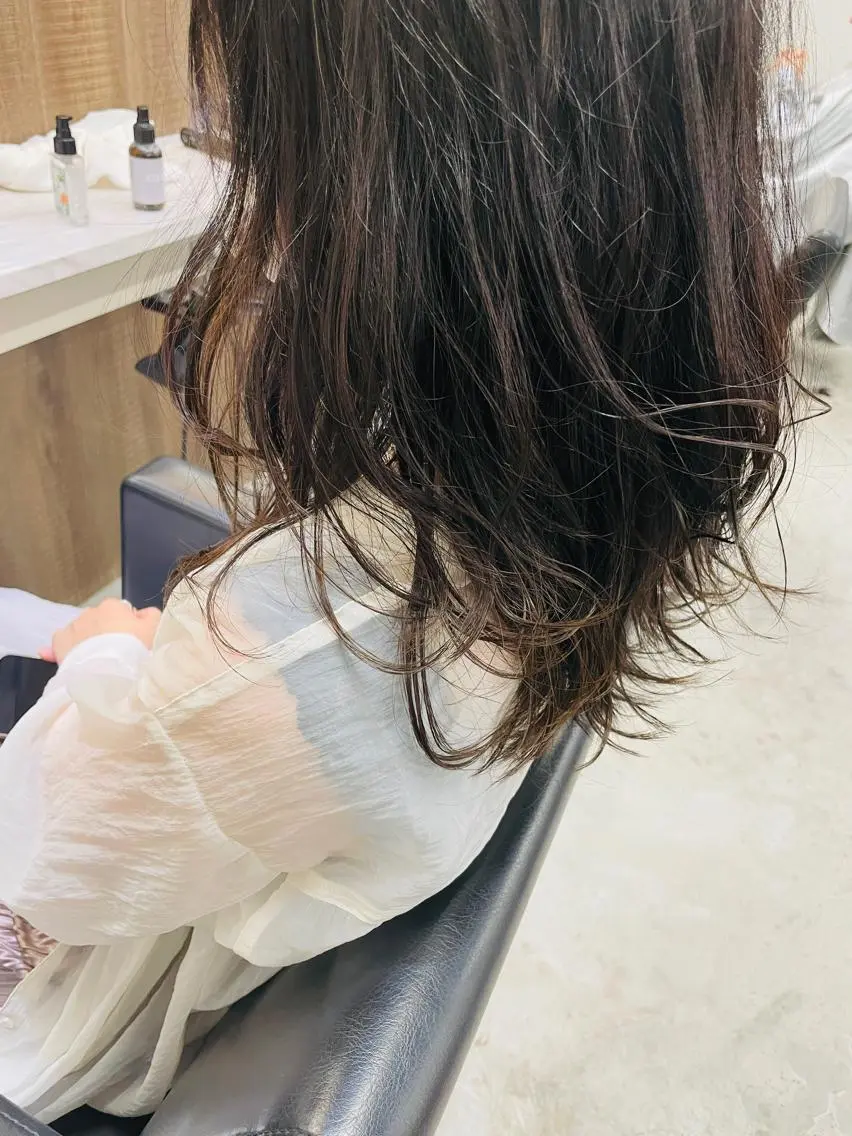 ロング レイヤーカット 福永速人 /メンズパーマのヘアスタイル