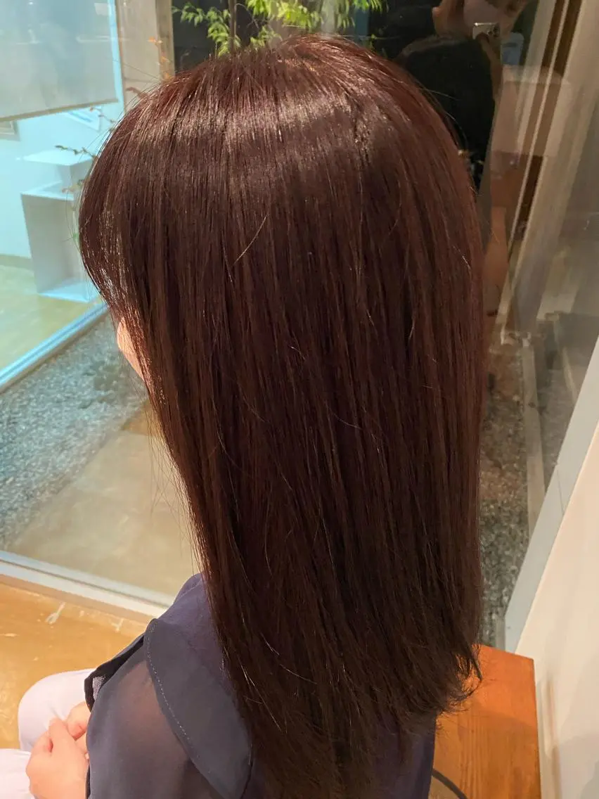 ロング カラー 西川 礼菜のヘアスタイル