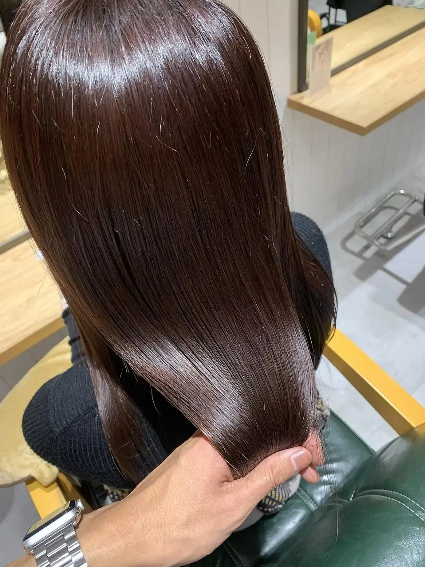 ロング カラー 髪質改善 縮毛矯正 カット ヘアカラー トリートメント arts茅ヶ崎 エリアNO1髪質改善のヘアスタイル