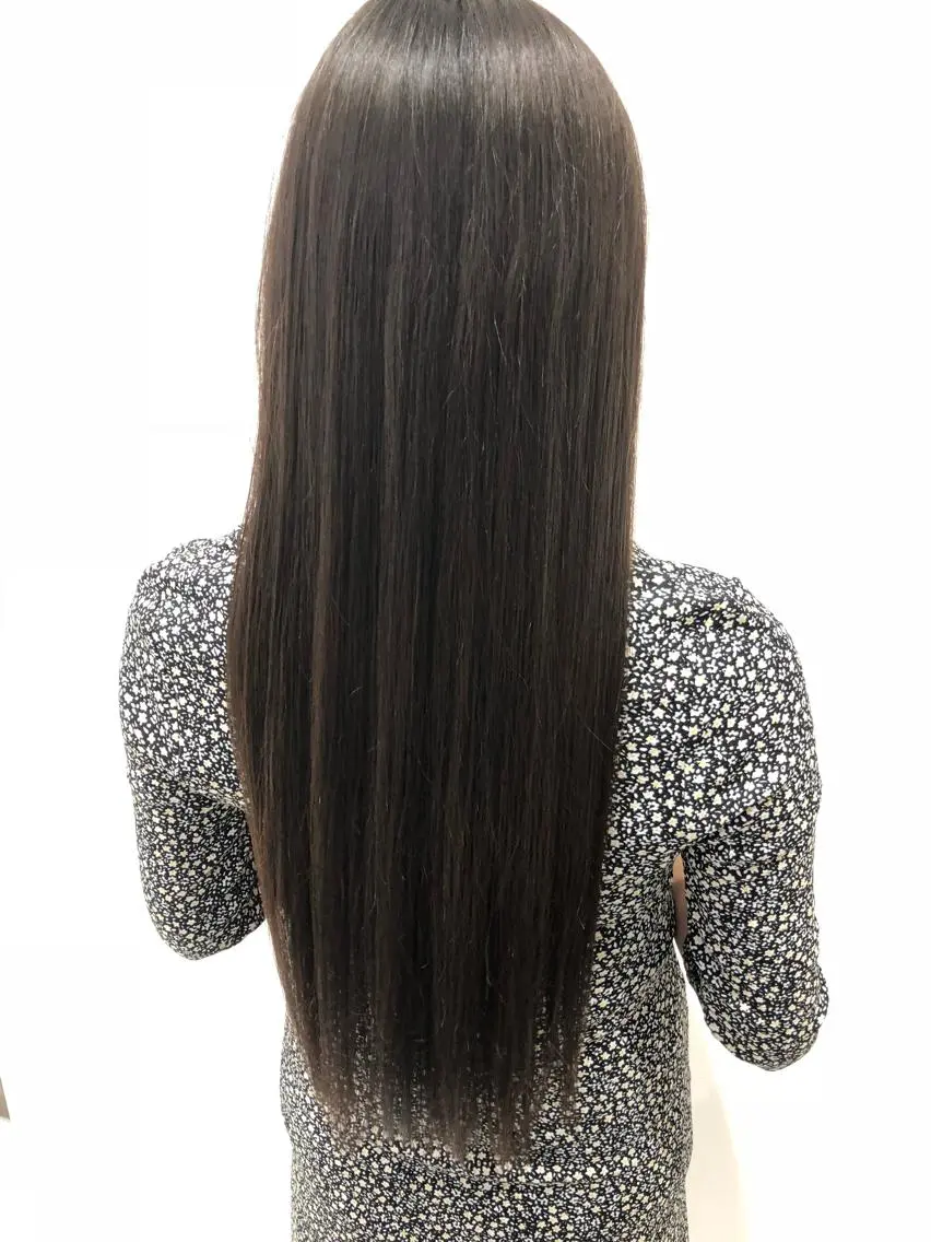 ロング 岸 保奈美のヘアスタイル