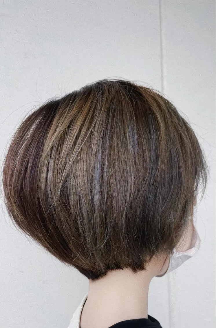 ショート カラー 似合わせカット トリートメント Akala hitomiのヘアスタイル