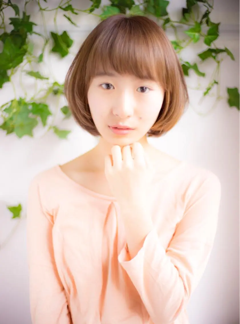 ショート カラー ボブ ツイスパ・波巻き 🩵片平和香奈のヘアスタイル