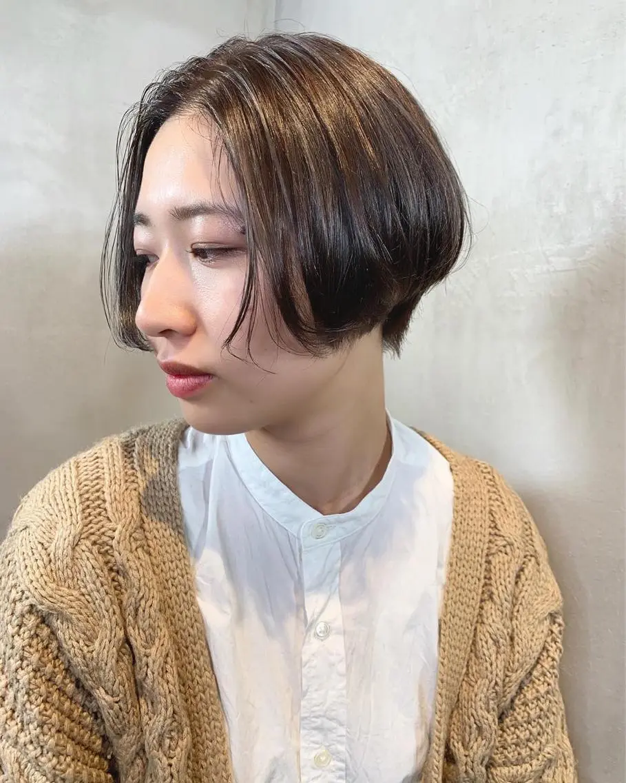 ショート カラー ハイライトカラー ハイライト 優作 〜圧倒的信頼〜のヘアスタイル