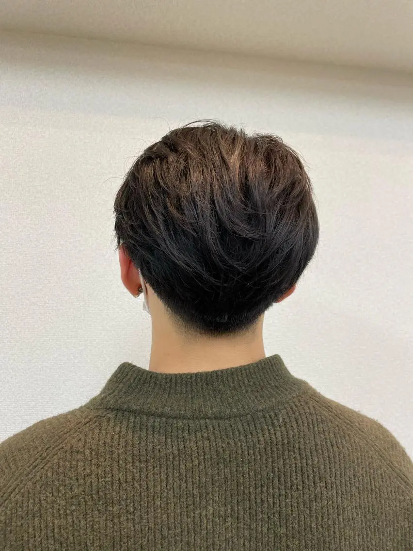 ショート メンズ もりたみかこ 美容師お休み中のヘアスタイル