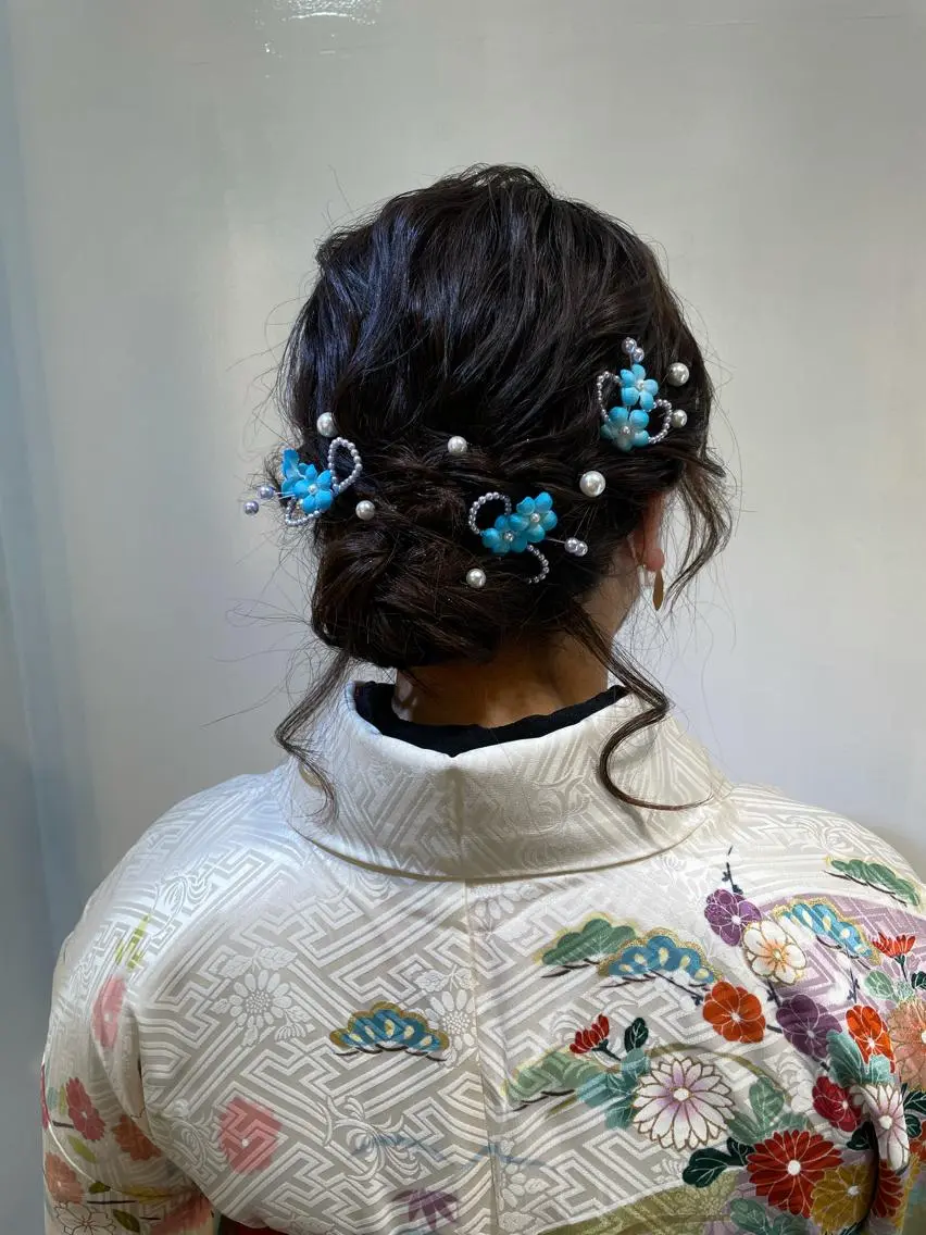 セミロング ヘアセット しのはら まどかのヘアスタイル