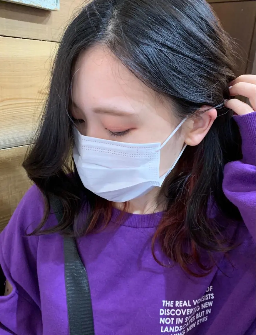 ミディアム カラー インナーカラー カット ヘアカラー SHIAN 八王子👼鬼塚さやかのヘアスタイル