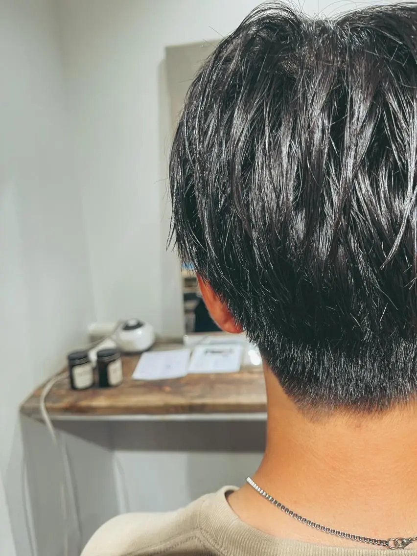 メンズ センターパート フェードカット 刈り上げ カット 骨格補正施術/メンズ 専門美容師/YUYAのヘアスタイル