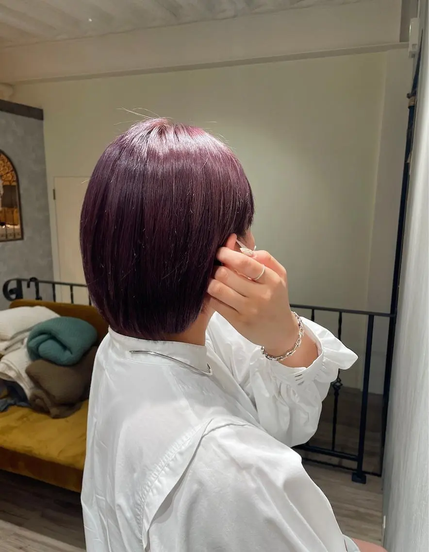 ミディアム カラー sand🎀 Ricoのヘアスタイル