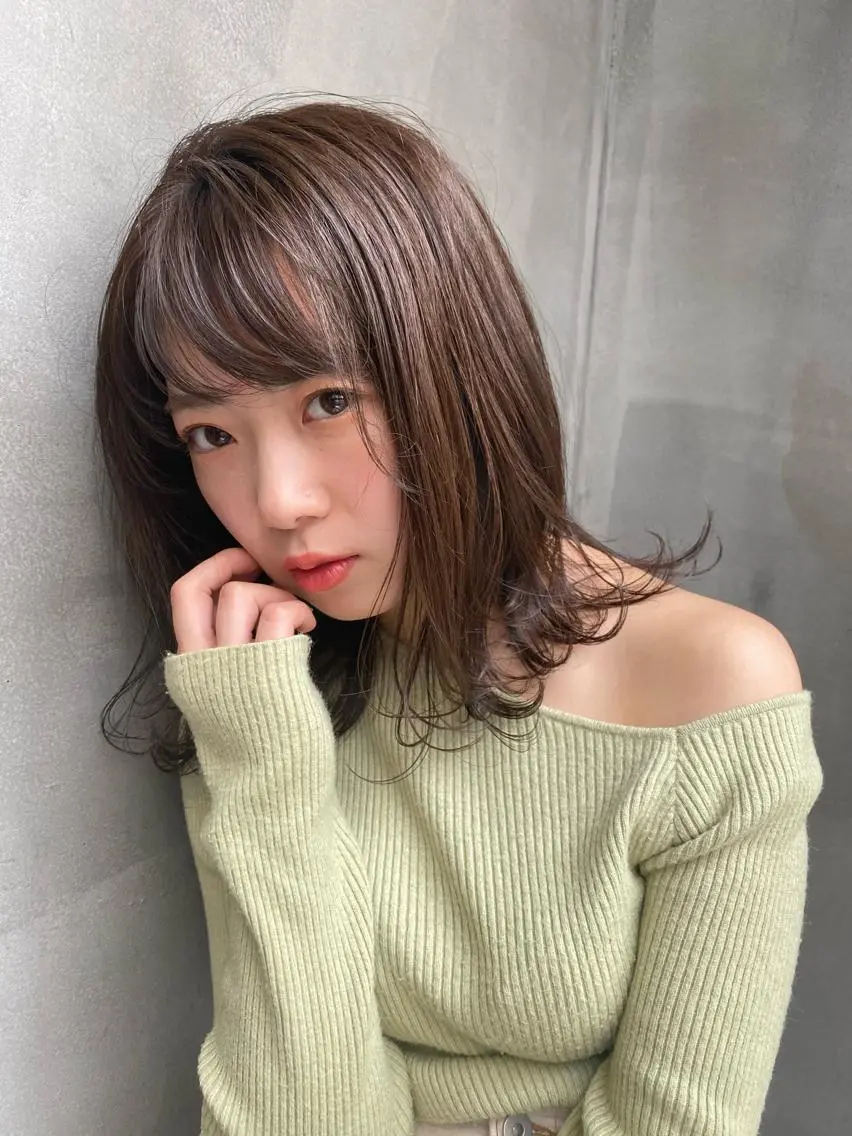 ミディアム 七尾 彰観のヘアスタイル