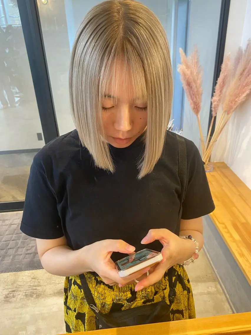ショート カラー カット ヘアカラー 🌼ハイライト透明感 🌼maiのヘアスタイル