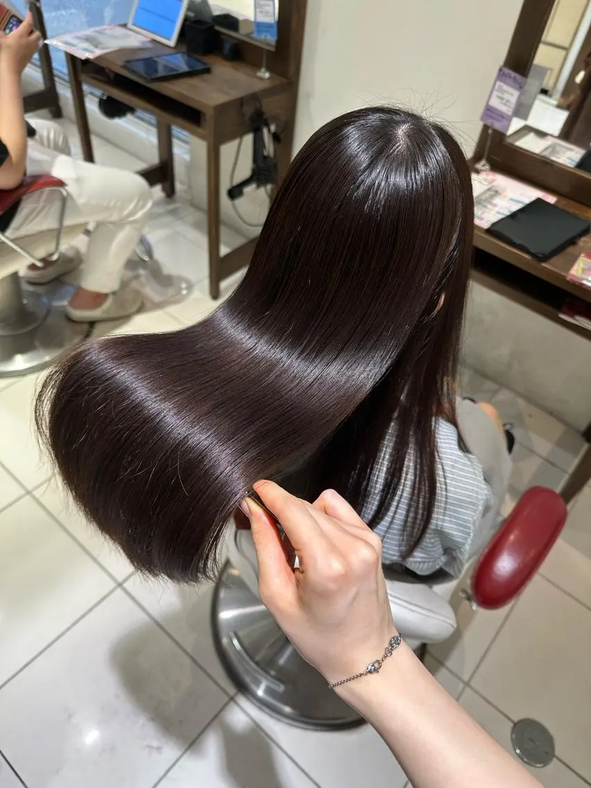 ロング 髪質改善 縮毛矯正 トリートメント 縮毛矯正 トリートメント 💜髪質改善推し💜 Sein.せりのヘアスタイル