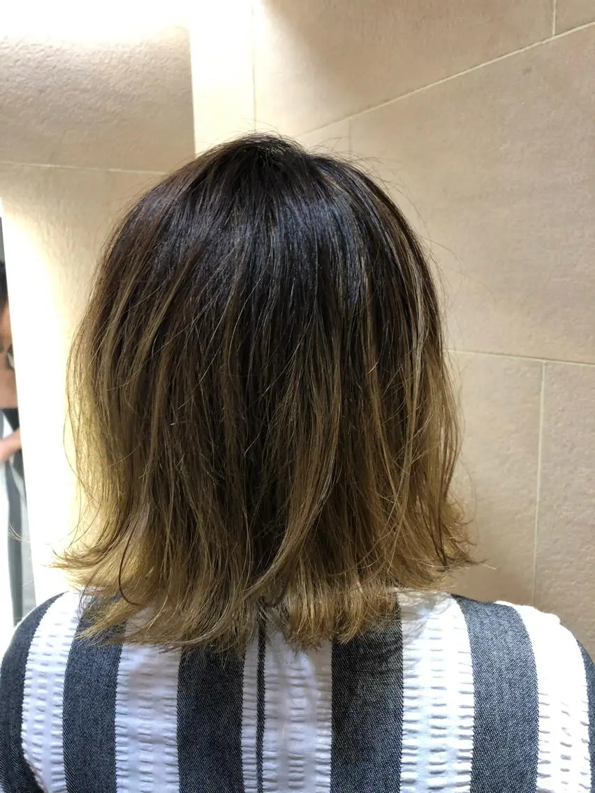 ミディアム カラー ハイライトカラー ハイライト 🔥メンズ特化🔥 永瀬椋のヘアスタイル
