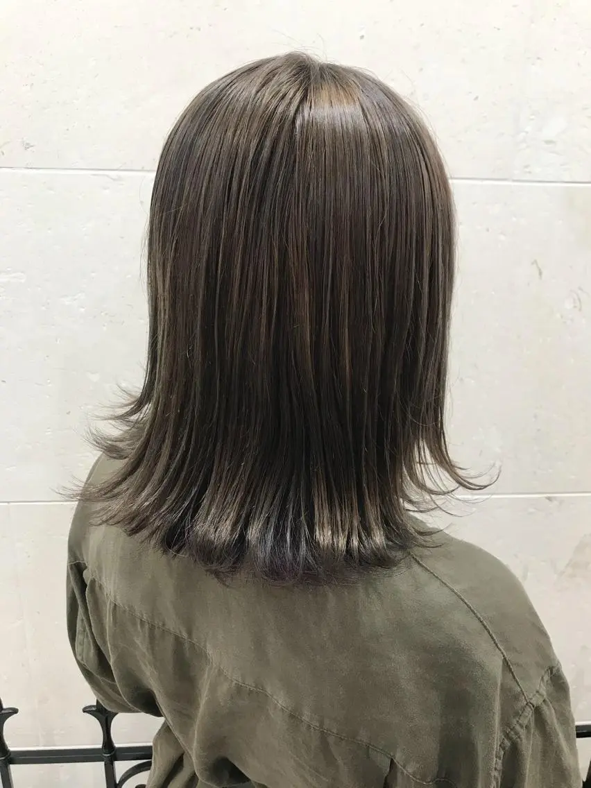 ミディアム カラー カット ヘアカラー トリートメント 💘カラー人気No. 1💘SAYAのヘアスタイル