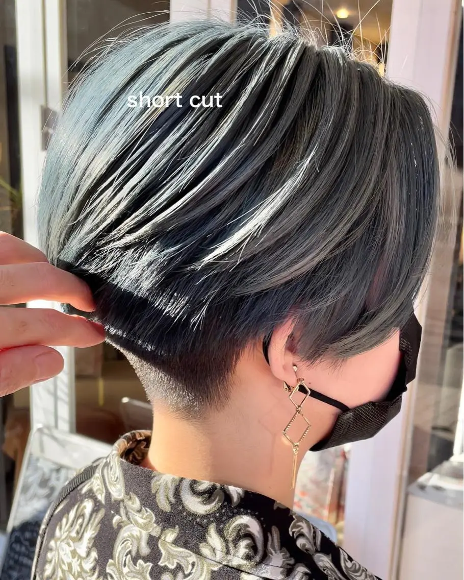 ショート カット ヘアカラー トリートメント 武田 清久のヘアスタイル