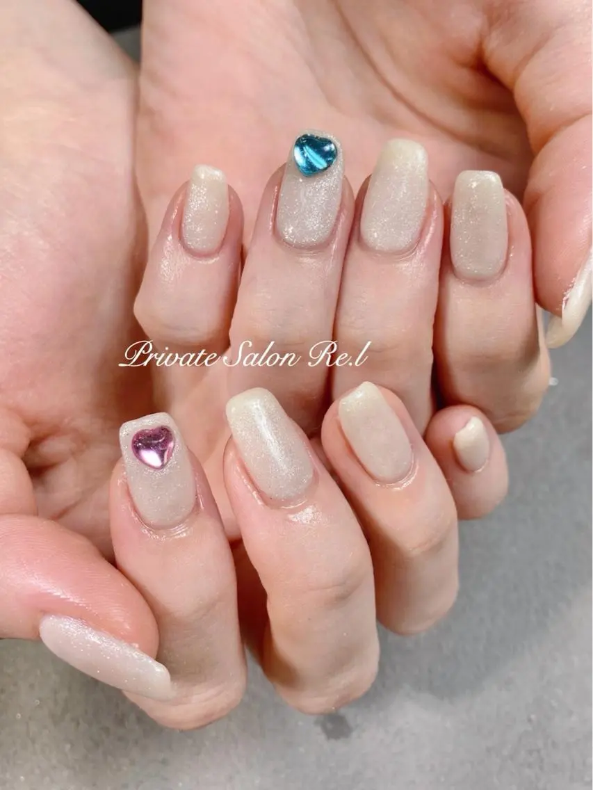 ネイル モチの良さ◉ フィルインネイル♡のネイルデザイン