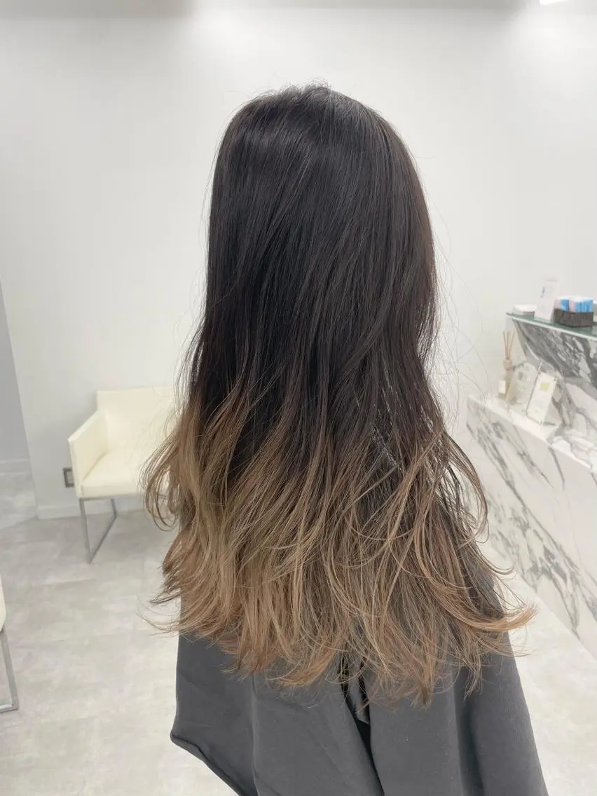 ロング カラー ヘアアレンジ ヘアカラー トリートメント 【Sweep】おじま のぞみのヘアスタイル