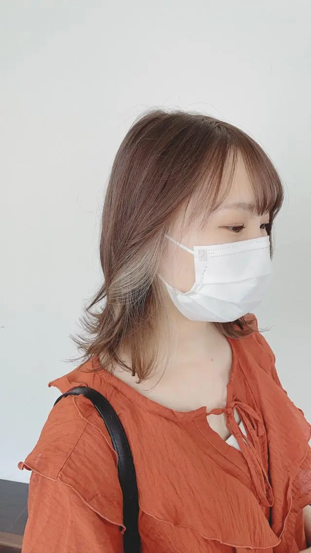 ミディアム カット ヘアカラー Hitotose代表 中島和樹のヘアスタイル