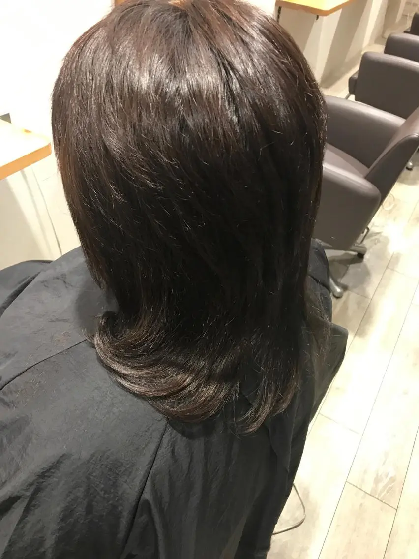 ミディアム 宮脇 雄司のヘアスタイル