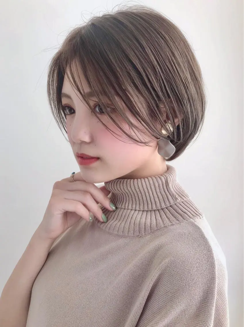 ショート 髪質改善 似合わせカット ショートヘア 縮毛矯正 トリートメント カット ヘアカラー トリートメント 艶髪ショートの匠✂️ 錦糸町佐藤店長のヘアスタイル