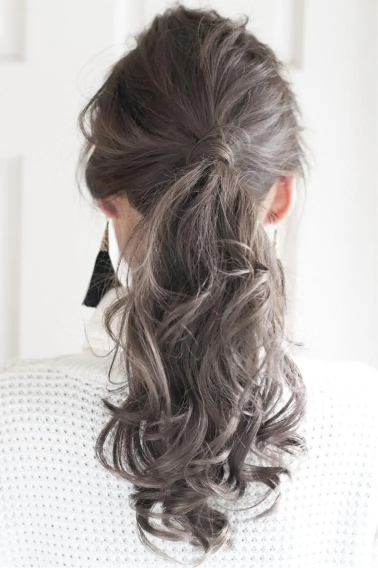 ミディアム EIGHT plum TOKIOリミテッドのヘアスタイル