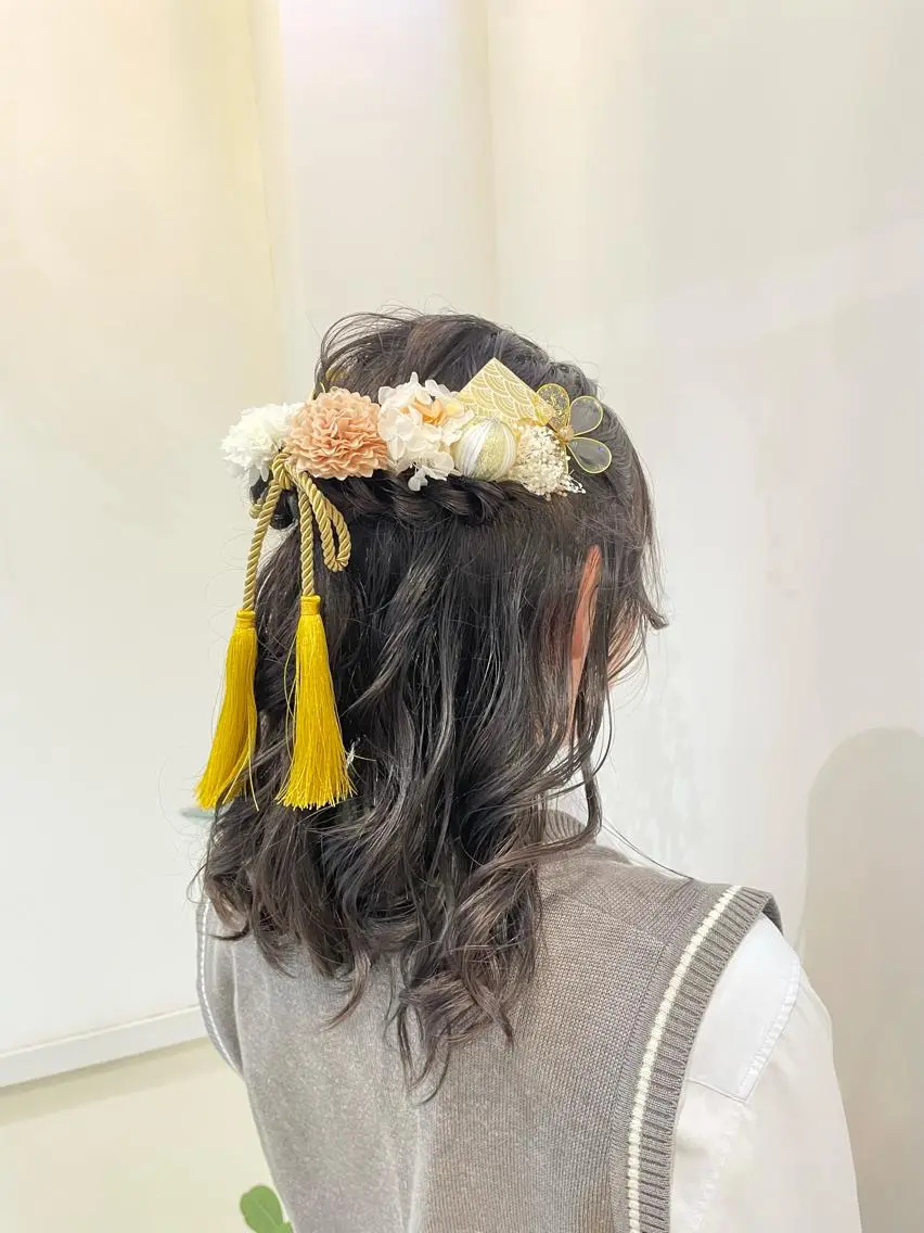 ヘアセット 髪質改善カラー🤍 エクステ✨君島由実子のヘアスタイル
