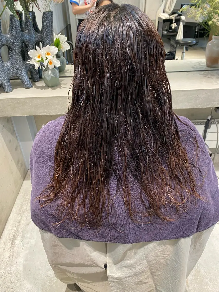 ロング 酸性ストレート リコ🩵 ショートカットのヘアスタイル