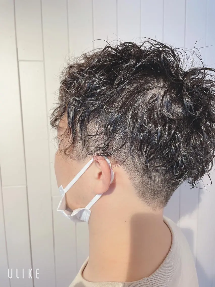 ショート メンズ メンズパーマ カット パーマ ❣️モードケイズ塚口 和田一将のヘアスタイル