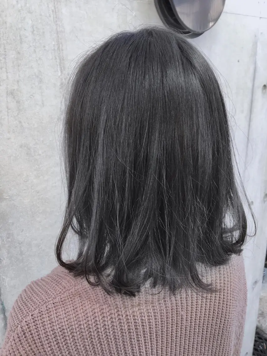 ミディアム カラー カット ヘアカラー トリートメント ✨髪質改善縮毛矯正✨ 宇田川修平のヘアスタイル