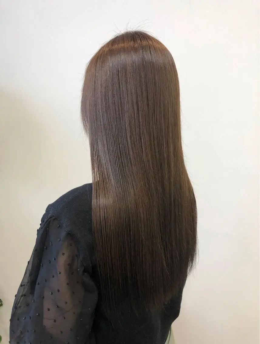 ロング カラー パーマ ヘアアレンジ ❣️倉敷❣️美髪 カラー能登一成のヘアスタイル