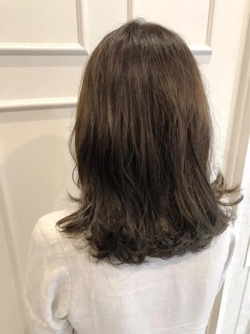 ミディアム カラー アッシュ 🫟Blanco🫟 Color&Careのヘアスタイル