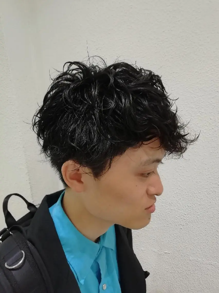 メンズ パーマ Ash 店長 木村 和人のヘアスタイル