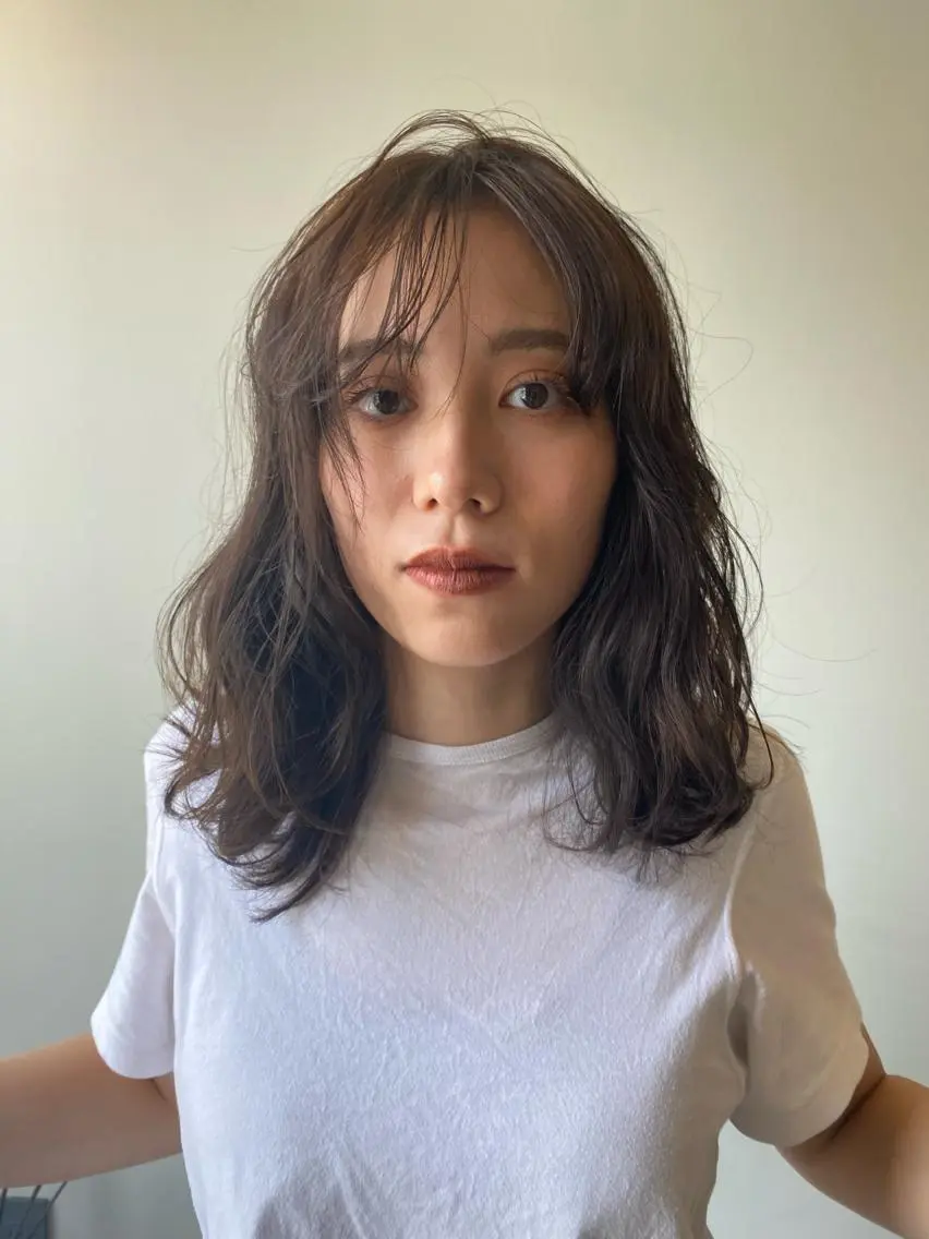 ミディアム カラー ヘアアレンジ shoji༄ mikuのヘアスタイル