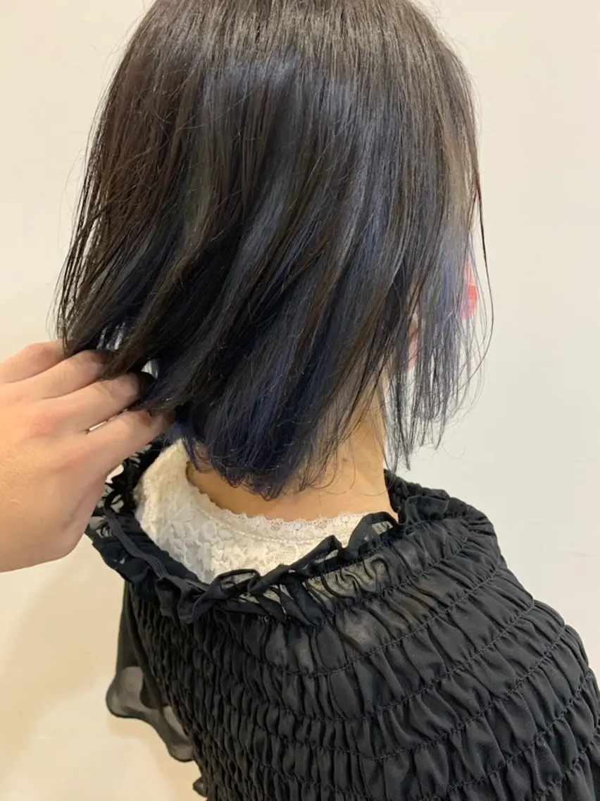 ショート 顔周りカット ヘアカラー カラーモデル募集中☆ 阪本 旬のヘアスタイル