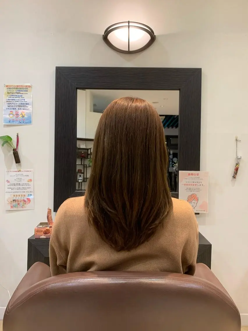セミロング 保井 実奈美のヘアスタイル