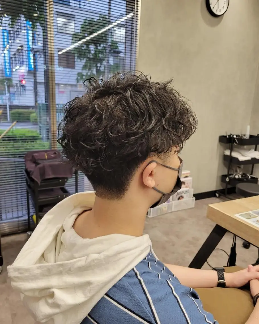 ショート メンズ パーマ カット パーマ メンズ/ショート /山田譲治✂️のヘアスタイル