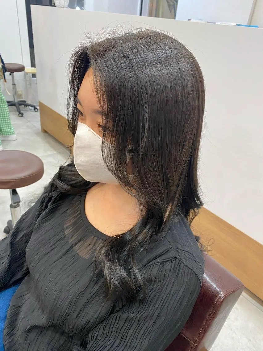セミロング カット ヘアカラー トリートメント mio/⭐︎ ブリーチ指名No.1のヘアスタイル