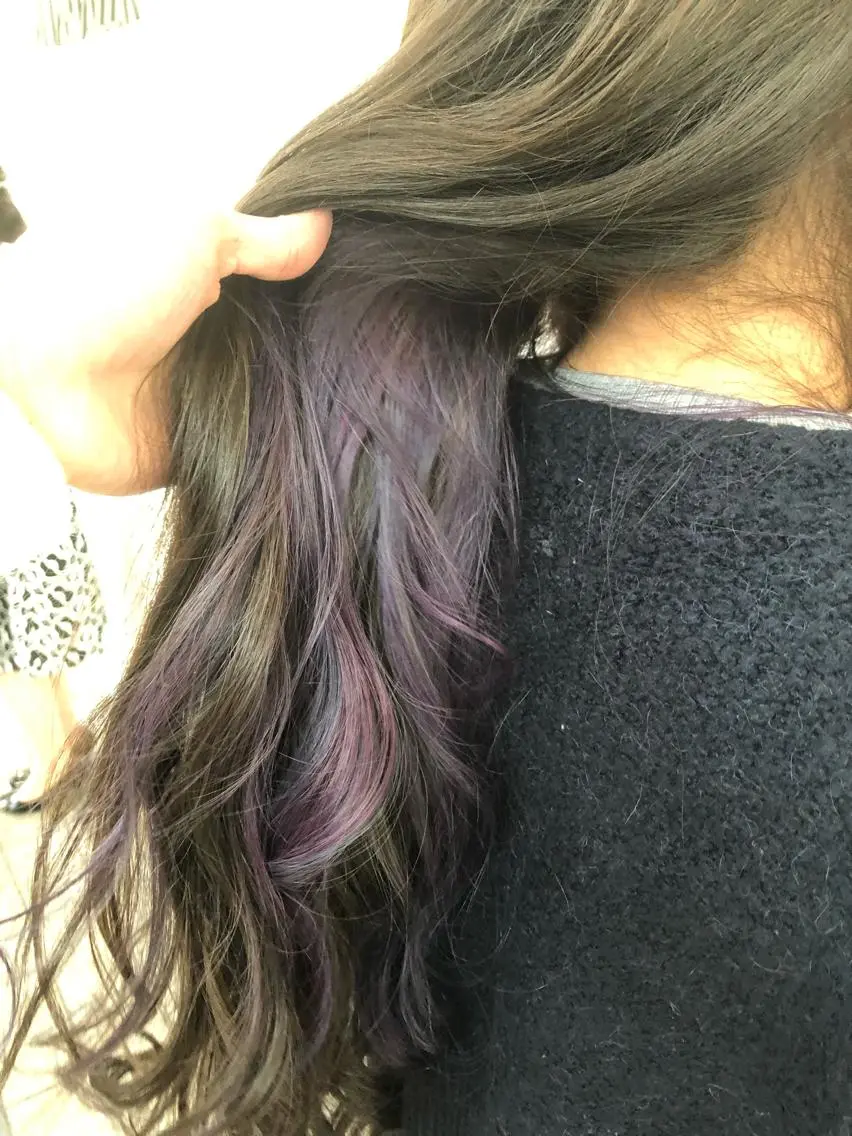 ロング カラー ユニコーンカラー ヘアカラー 東條 克義のヘアスタイル