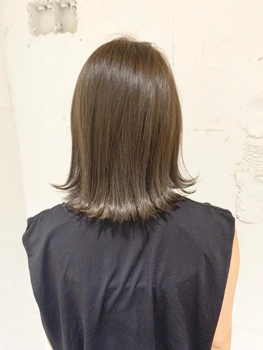 ミディアム カラー カット ヘアカラー トリートメント レイヤー/大人メンズ パーマ🌀 平島拓也のヘアスタイル
