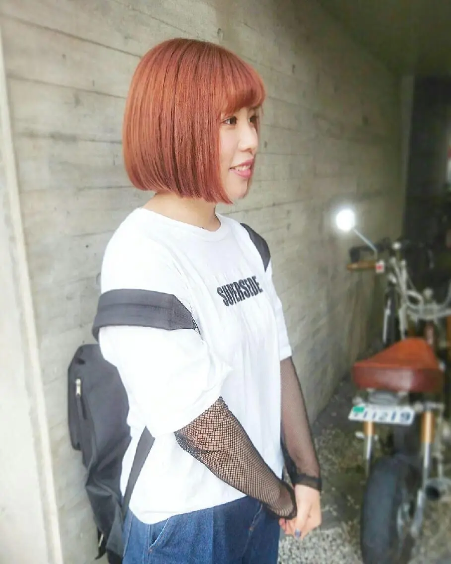 セミロング ヘアアレンジ 高岡 杏実のヘアスタイル