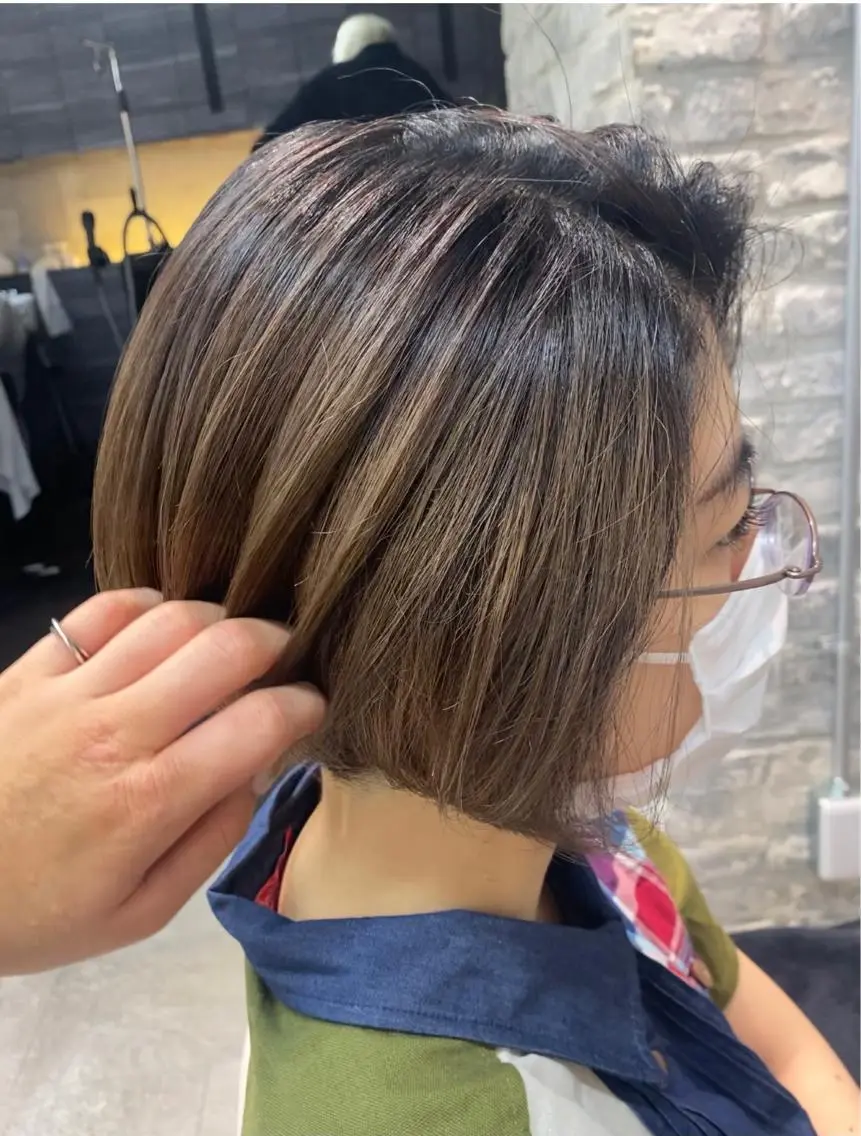 ショート ショートヘア 🤍韓国風ヘア 柴田真帆🤍のヘアスタイル