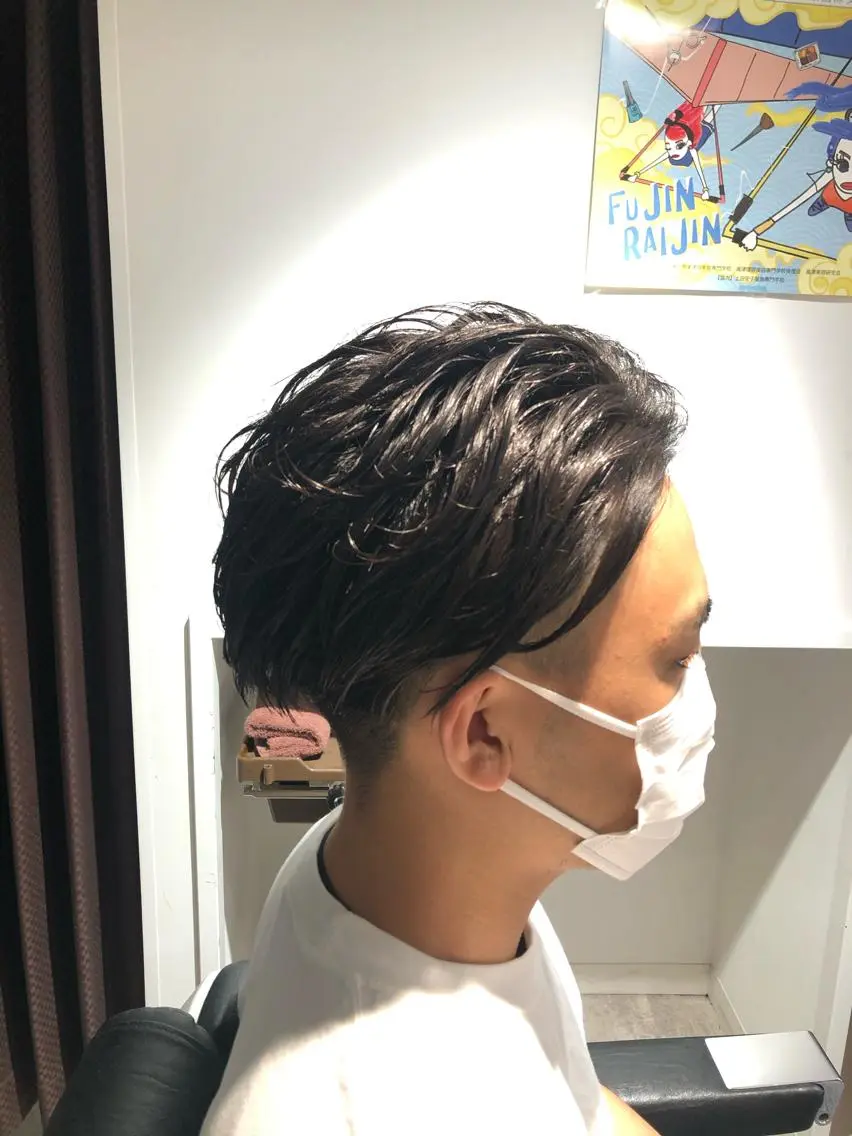 ミディアム パーマ メンズ rilune matsuoのヘアスタイル
