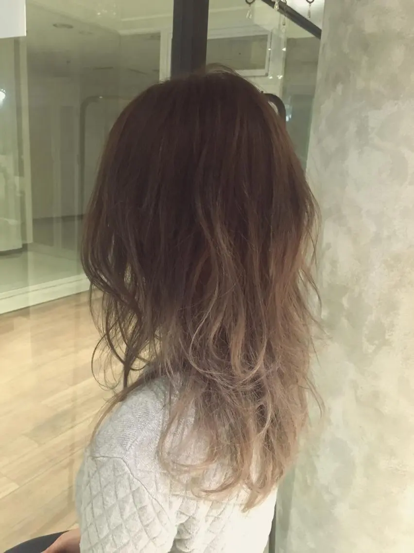 ロング カラー 外国人風カラー 松村 崇弘のヘアスタイル