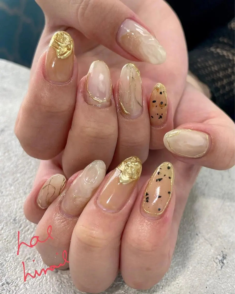 ネイル ニュアンスネイル はるひな ねいるのネイルデザイン