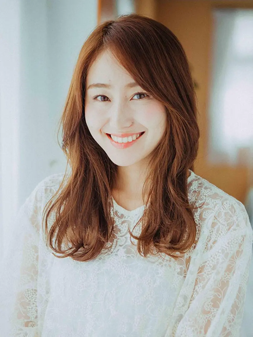 ロング カラー パーマ ショート特化 💐川崎希💐のヘアスタイル