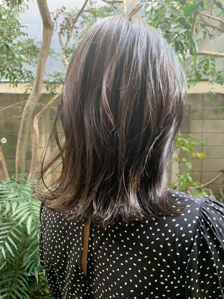 カラー オリーブカラー オレンジ 杉山 憂人のヘアスタイル