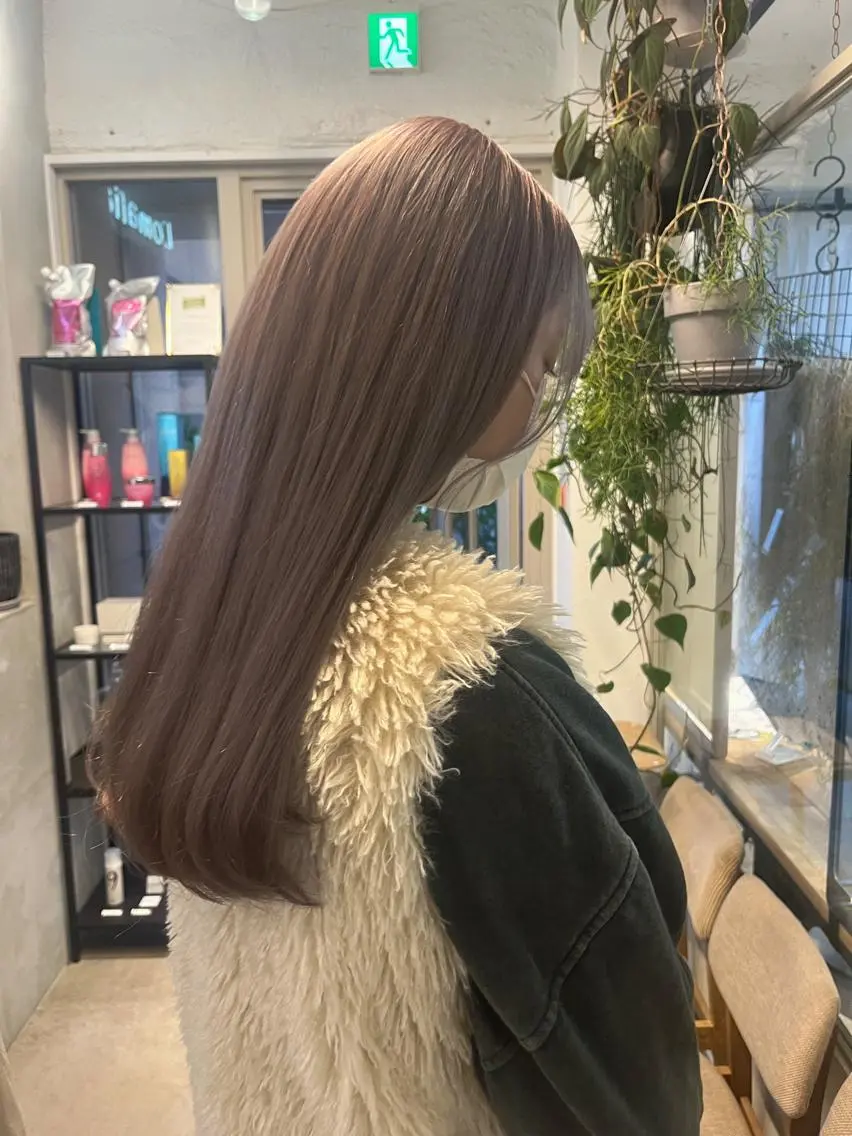 ロング カラー パーマ ヘアアレンジ メンズ キッズ ネイル マツエク・マツパ アイブロウ グレージュ ラベンダーカラー ラベンダーグレージュ ラベンダーグレー お洒落パーマ/ボブ ❄️Tomoka❄️のヘアスタイル